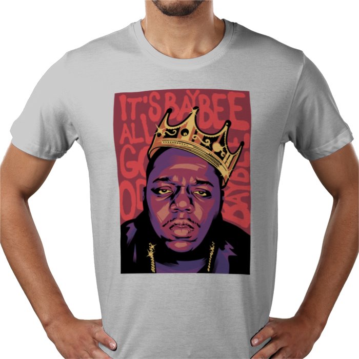 Biggie - King Crowned Art Style T-Shirt