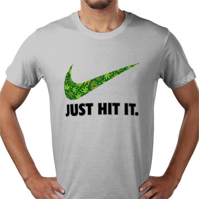Nike Cannabis Parody Just Hit It T-shirt
