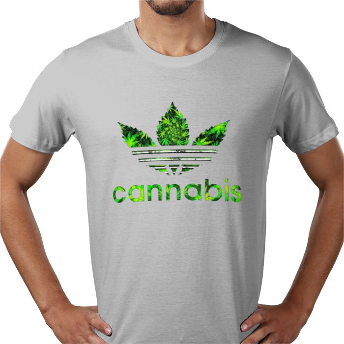Adidas Cannabis Parody T-shirt