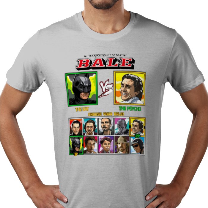 Christian Bale - Bat vs Psycho T-shirt