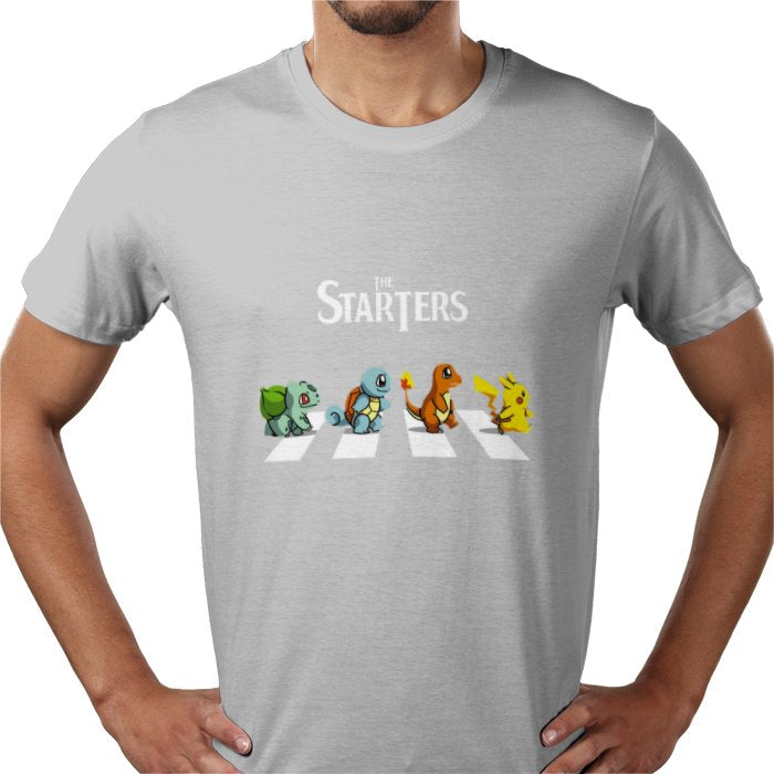 Pokémon & The Beatles - Abby Road Starters T-shirt