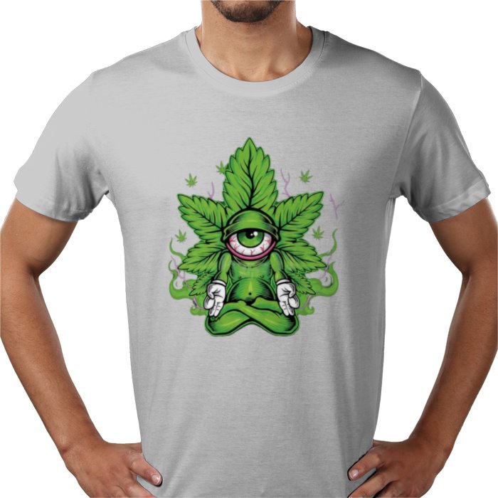 Cannabis Meditating Leaf T-shirt