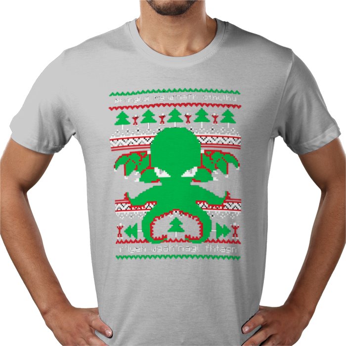 Ugly Jumper Style - Cthulhu Cultist Christmas T Shirt