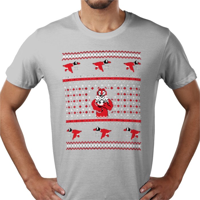 Ugly Jumper Style - Duck Hunt Christmas T Shirt