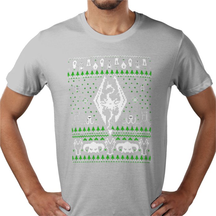 Ugly Jumper Style - Skyrim Christmas T Shirt