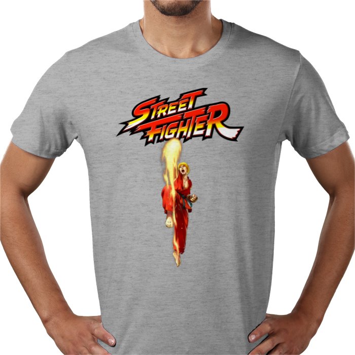 Street Fighter — Ken Dragon Punch T-Shirt