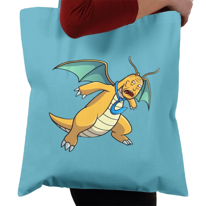 Rick & Morty & Pokémon - Principal Vagina x Dragonite Tote Bag