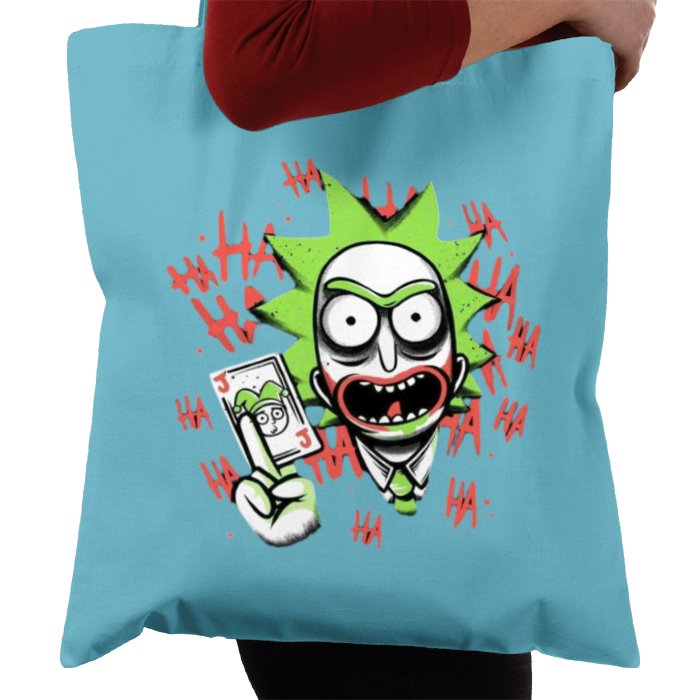 Rick & Morty & Batman - Joker Rick Tote Bag