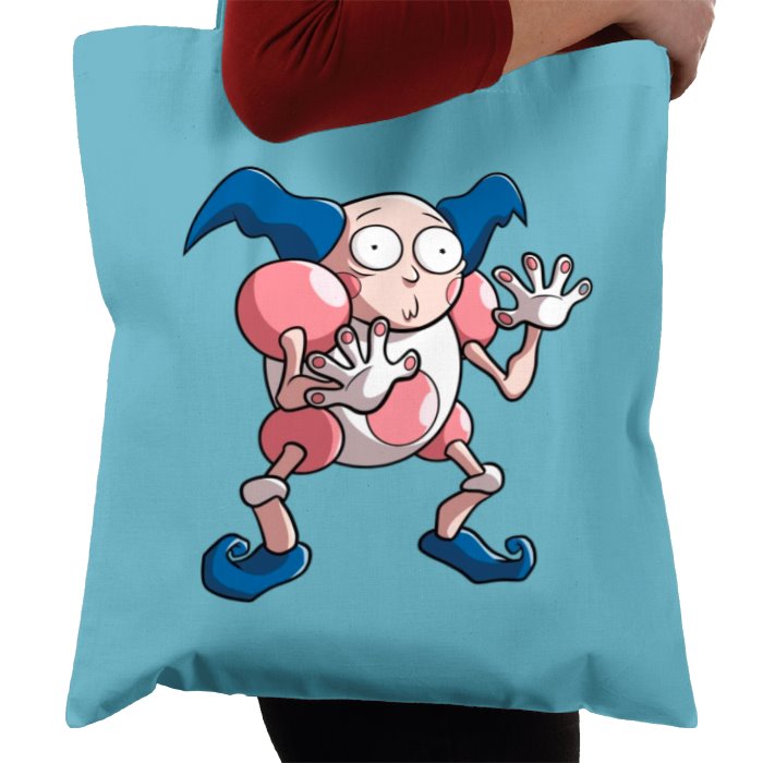 Rick & Morty & Pokémon - Morty x Mr Mime Tote Bag