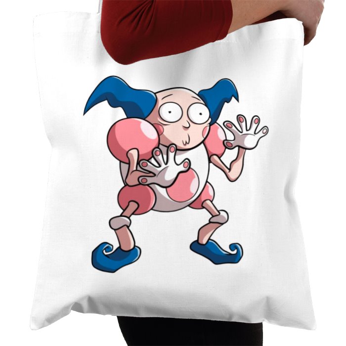 Rick & Morty & Pokémon - Morty x Mr Mime Tote Bag