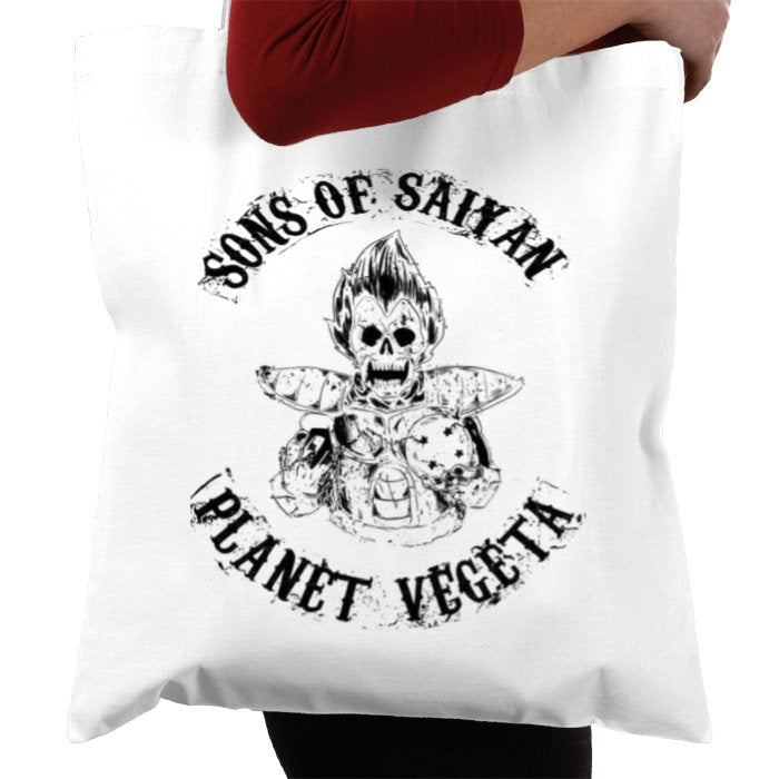 Dragonball Z x Sons Of Anarchy - Sons Of Saiyan's Tote Bag