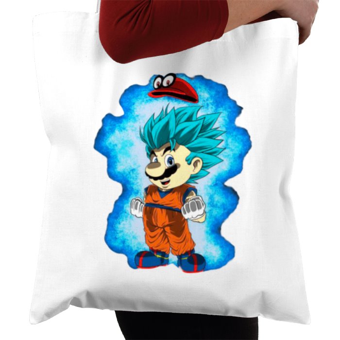Dragonball Z x Super Mario Bro's - Saiyan Bro's Tote Bag