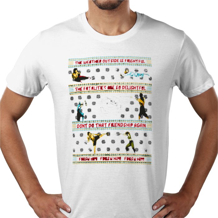 Ugly Jumper Style - Mortal Kombat Christmas T Shirt