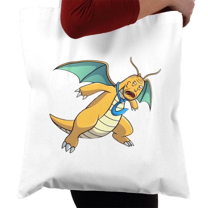 Rick & Morty & Pokémon - Principal Vagina x Dragonite Tote Bag