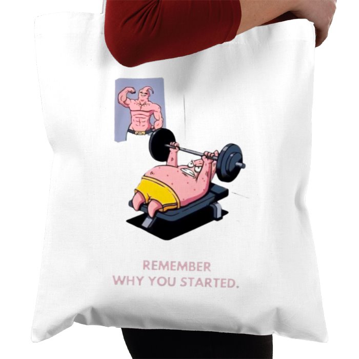 Dragonball Z x SpongeBob Square Pants - Why We Started Tote Bag