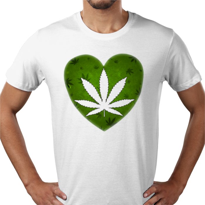 Cannabis Heart T-shirt