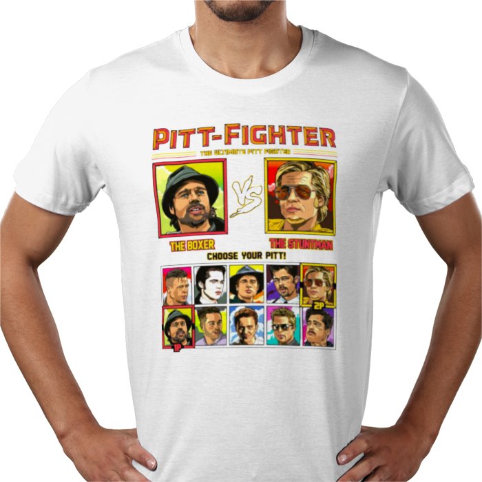 Brad Pitt - Boxer vs Stuntman T-shirt