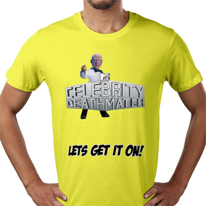 Celebrity Death Match - Lets Get It On T-shirt