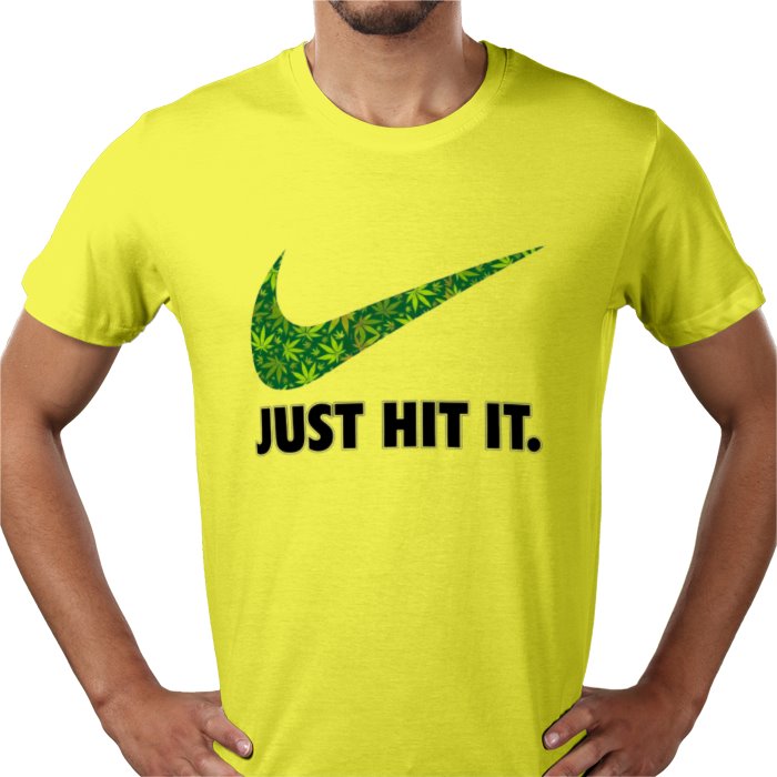 Nike Cannabis Parody Just Hit It T-shirt