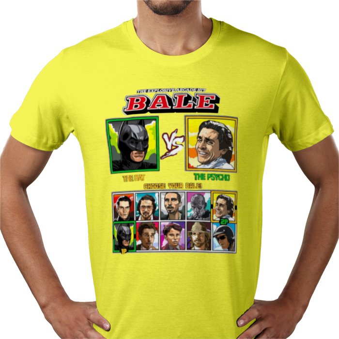 Christian Bale - Bat vs Psycho T-shirt