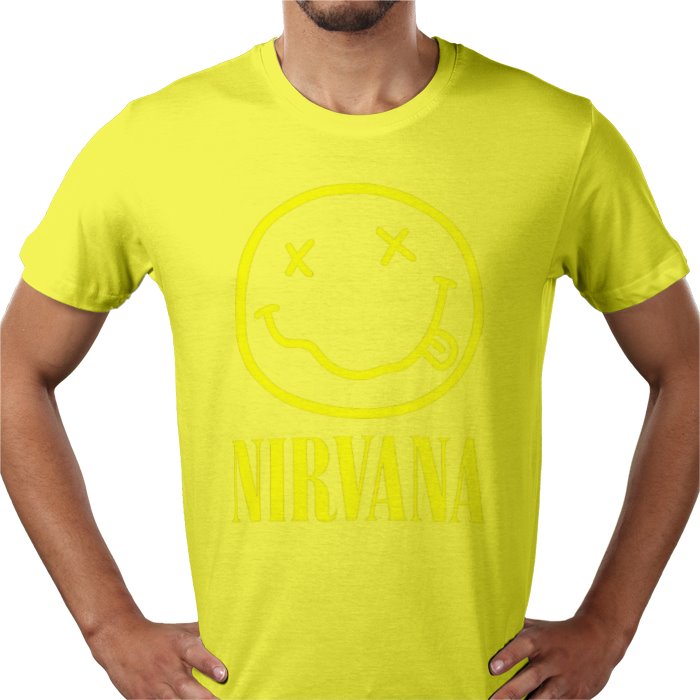 Nirvana - Smiley Face Logo T-Shirt