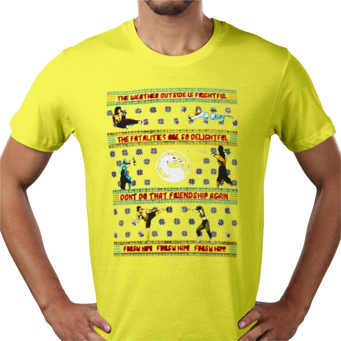 Ugly Jumper Style - Mortal Kombat Christmas T Shirt