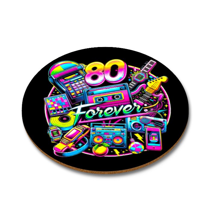 80's Baby Round Coaster