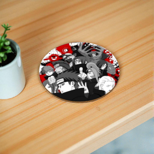 Naruto - Akatsuki Theme 2 Round Coasters
