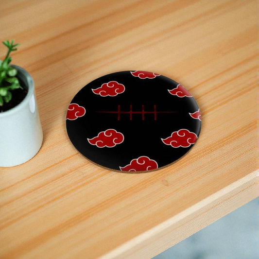 Naruto - Akatsuki Theme 1 Round Coasters