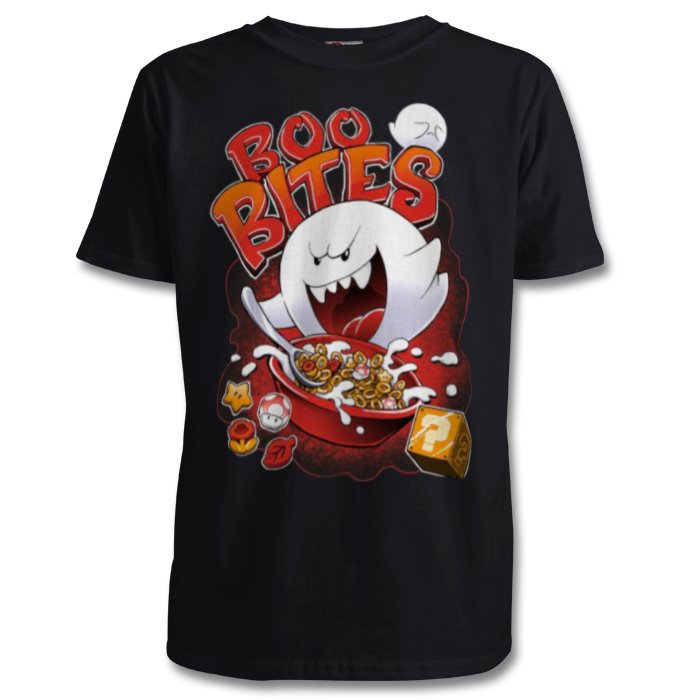 Super Mario Bro's - Boo Bites Cereal T-shirt