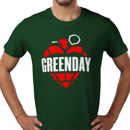 Bottle Green Greenday T Shirt