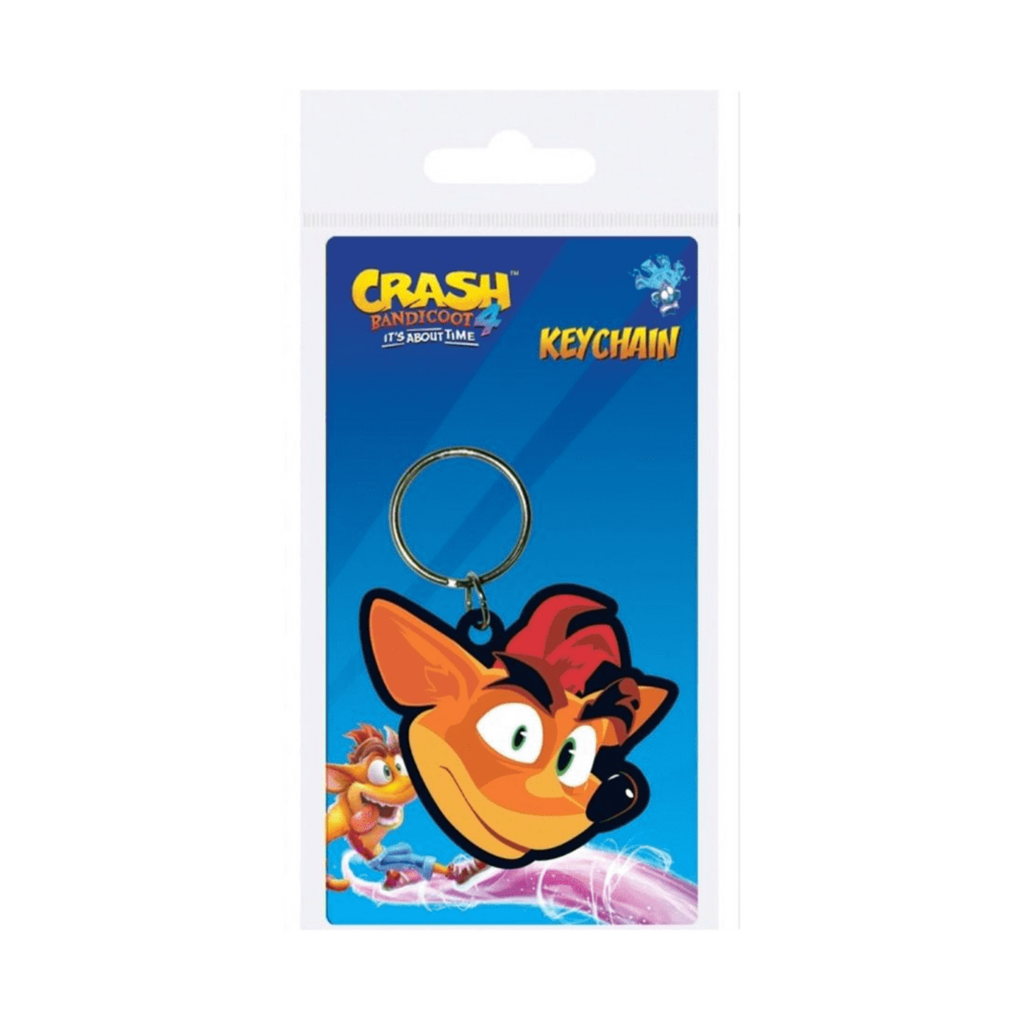 Crash Bandicoot 4 Rubber Keychain | Gaming Gift
