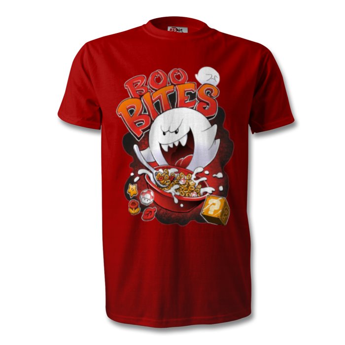 Super Mario Bro's - Boo Bites Cereal T-shirt