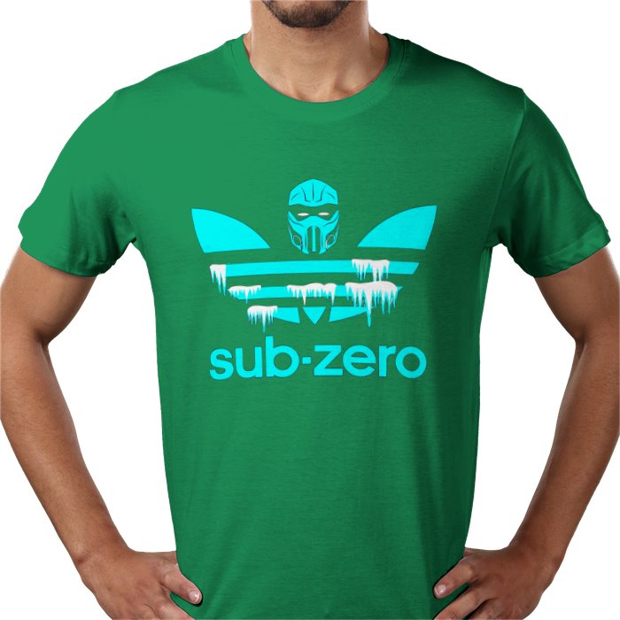 Mortal Kombat x Adidas — Sub-Zero Theme T-Shirt