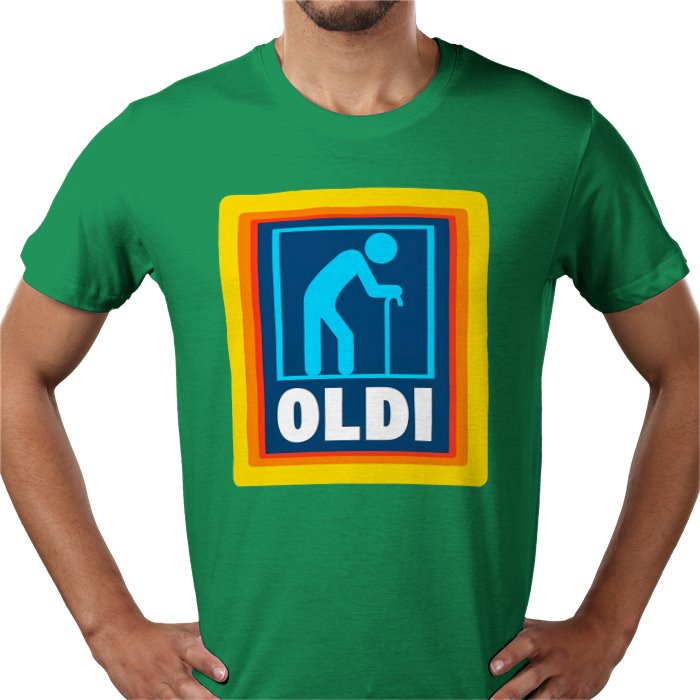ALDI Parody OLDI T-shirt