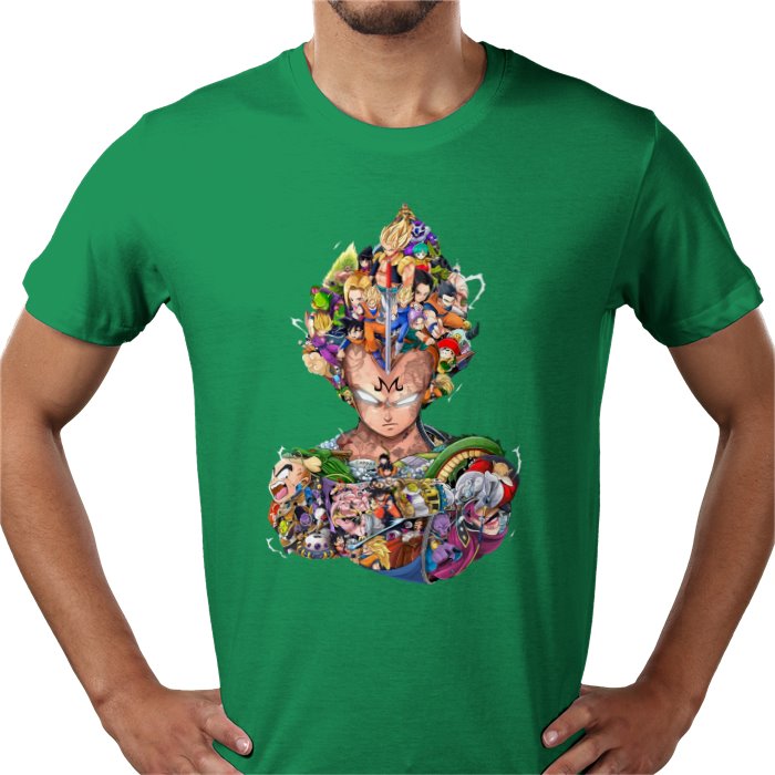Dragon Ball Z - Vegeta Collage T-Shirt