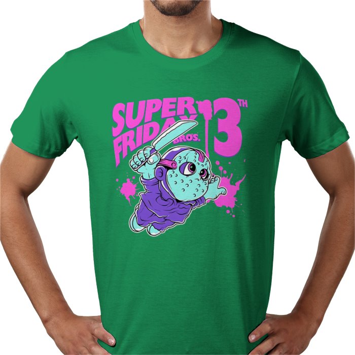Friday 13th x Super Mario Bros - Super Friday 13th T Shirt