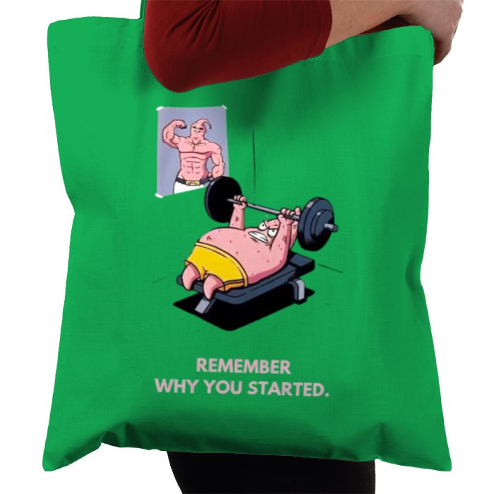 Dragonball Z x SpongeBob Square Pants - Why We Started Tote Bag