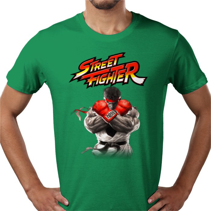 Street Fighter — Ryu Defence Stance T-Shirt