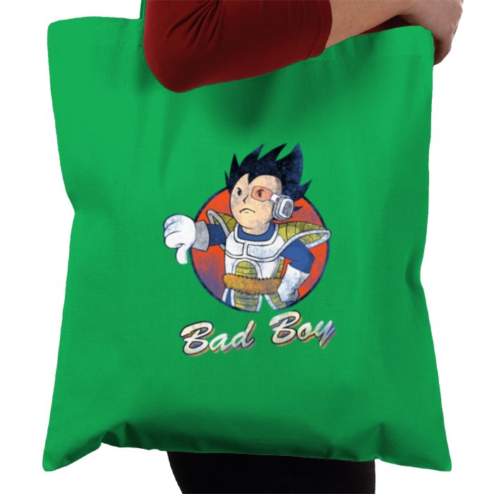 Dragonball Z x Fallout - Vegeta Bad Boy Tote Bag