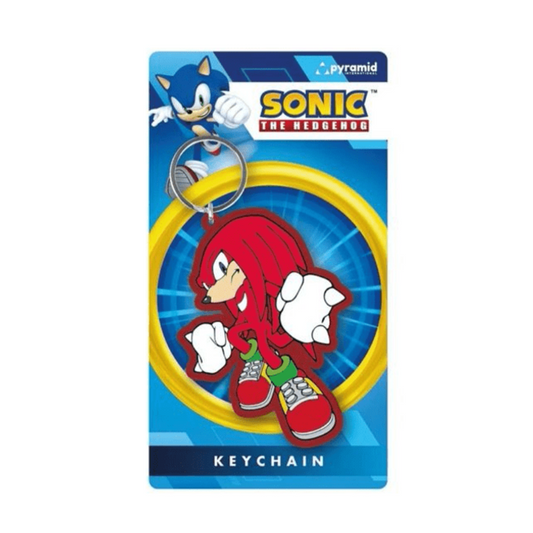 Knuckles Rubber Keychain | Sonic the Hedgehog Gift