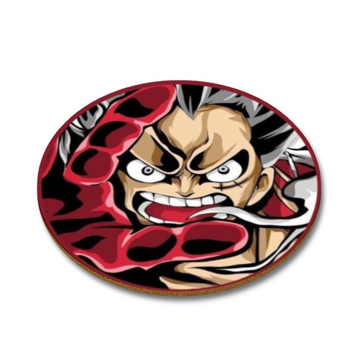 One Piece - Luffy Theme Round Coasters