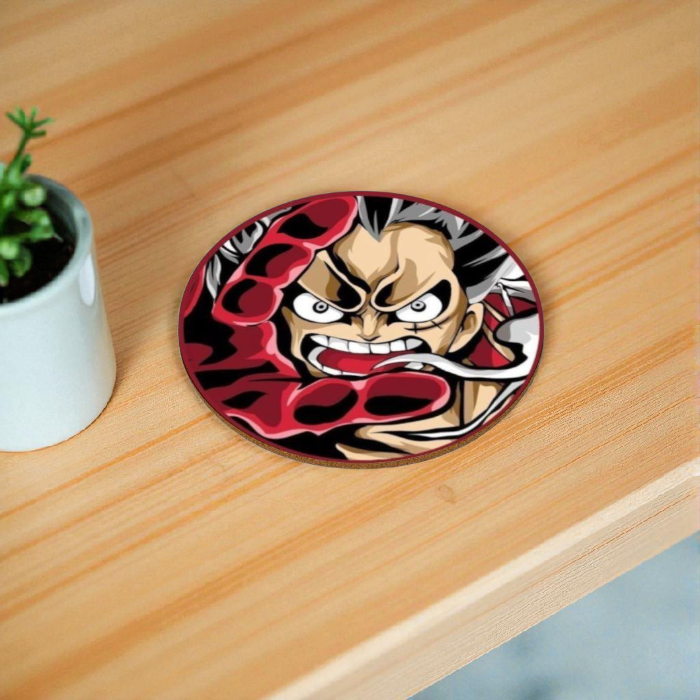 One Piece - Luffy Theme Round Coasters