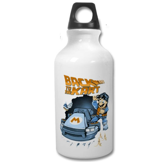 Mario Kart & Back To The Future - Back To The Kart Water Bottle