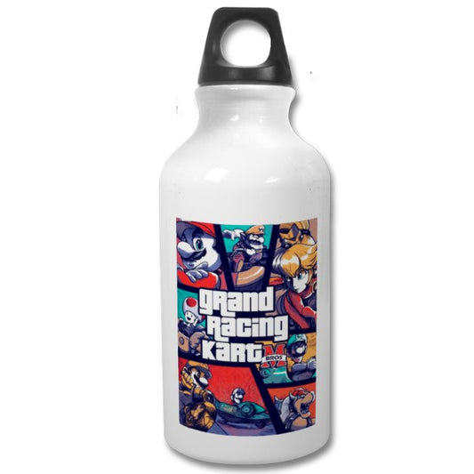 Mario Kart & Grand Theft Auto - Grand Racing Kart Water Bottle