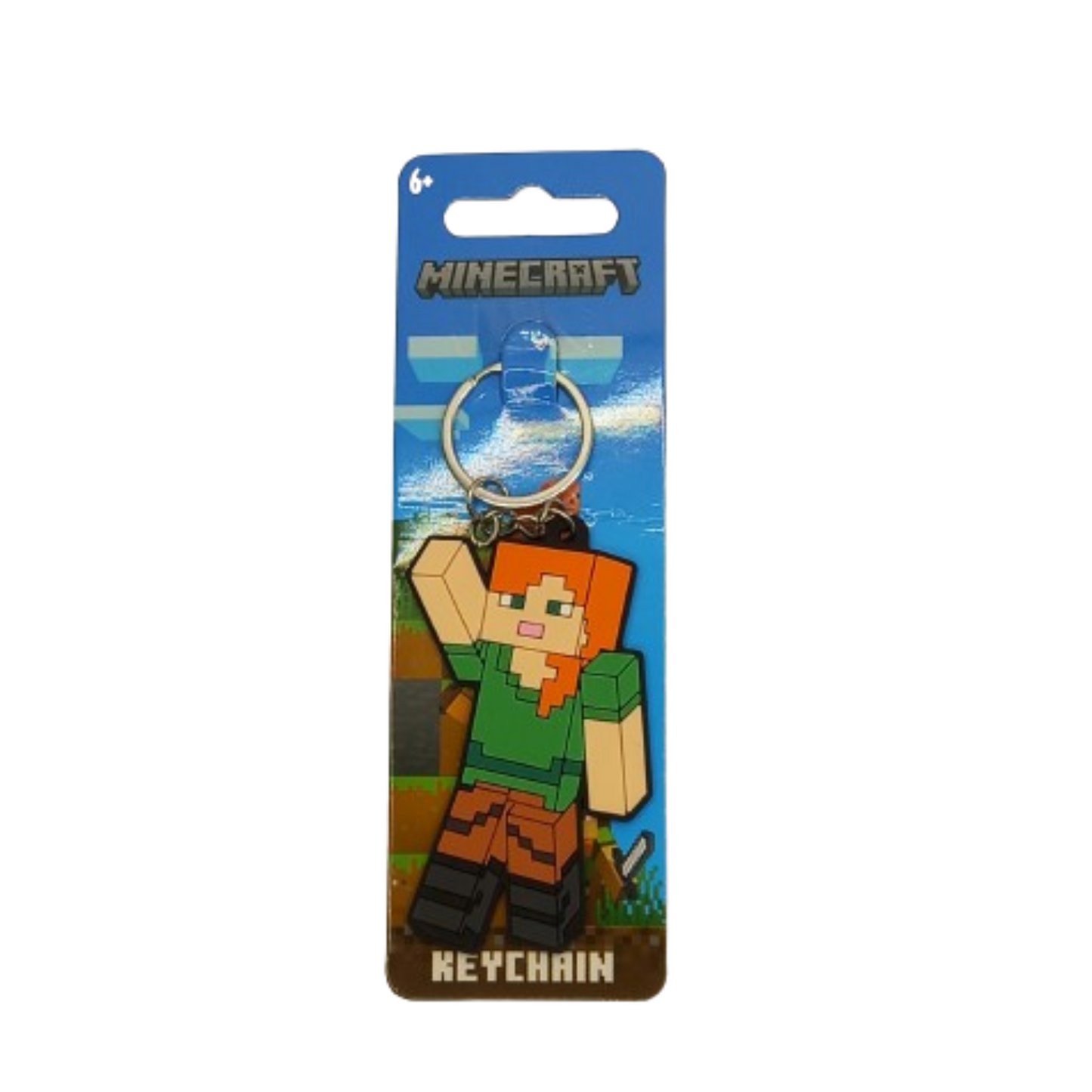 Minecraft v3 Rubber Keychain