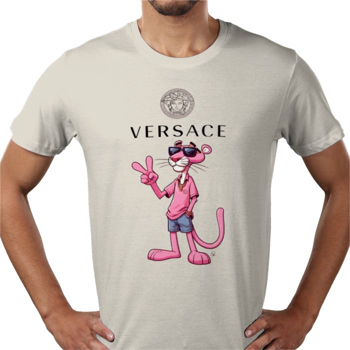 Pink Panther x Versace Parody T-Shirt