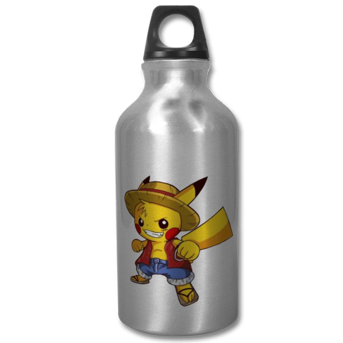 Pokémon & One Piece - PikaLuff Water Bottle