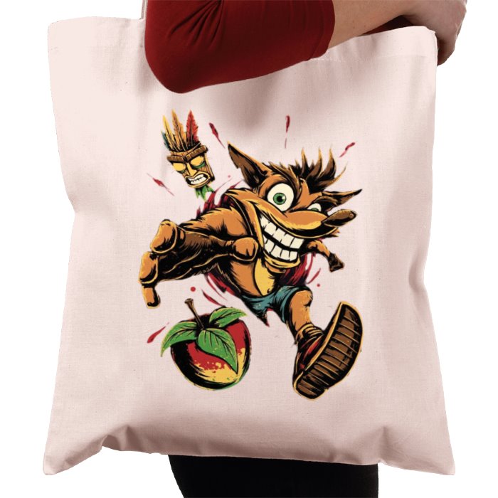 Crash Bandicoot Theme Tote Bag