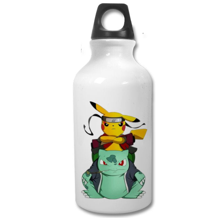 Pokémon & Naruto - Poke Ninjas Water Bottle